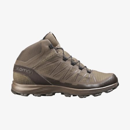 Salomon SPEED ASSAULT Mens Tactical Boots Brown UK BJGT